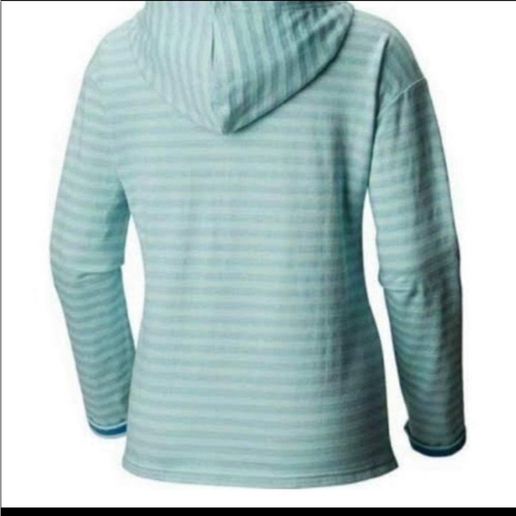 Columbia women’s Melody Spring full zip striped lined hooded jacket Sz-M R9 - Picture 2 of 13